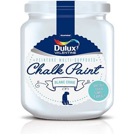 Peinture Chalky Vert Turquoise Mat 0,4L - DULUX VALENTINE