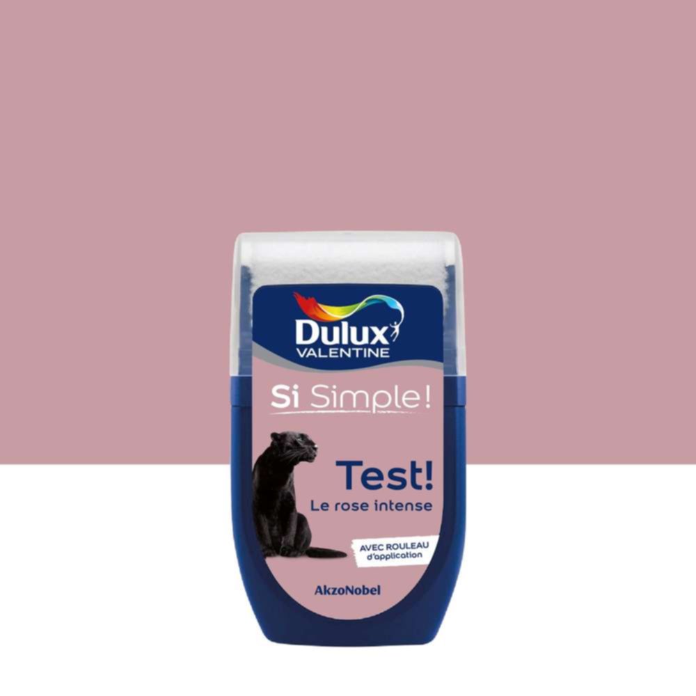 Testeur de couleur Si Simple Test! Le Rose Intense 30ml - DULUX VALENTINE