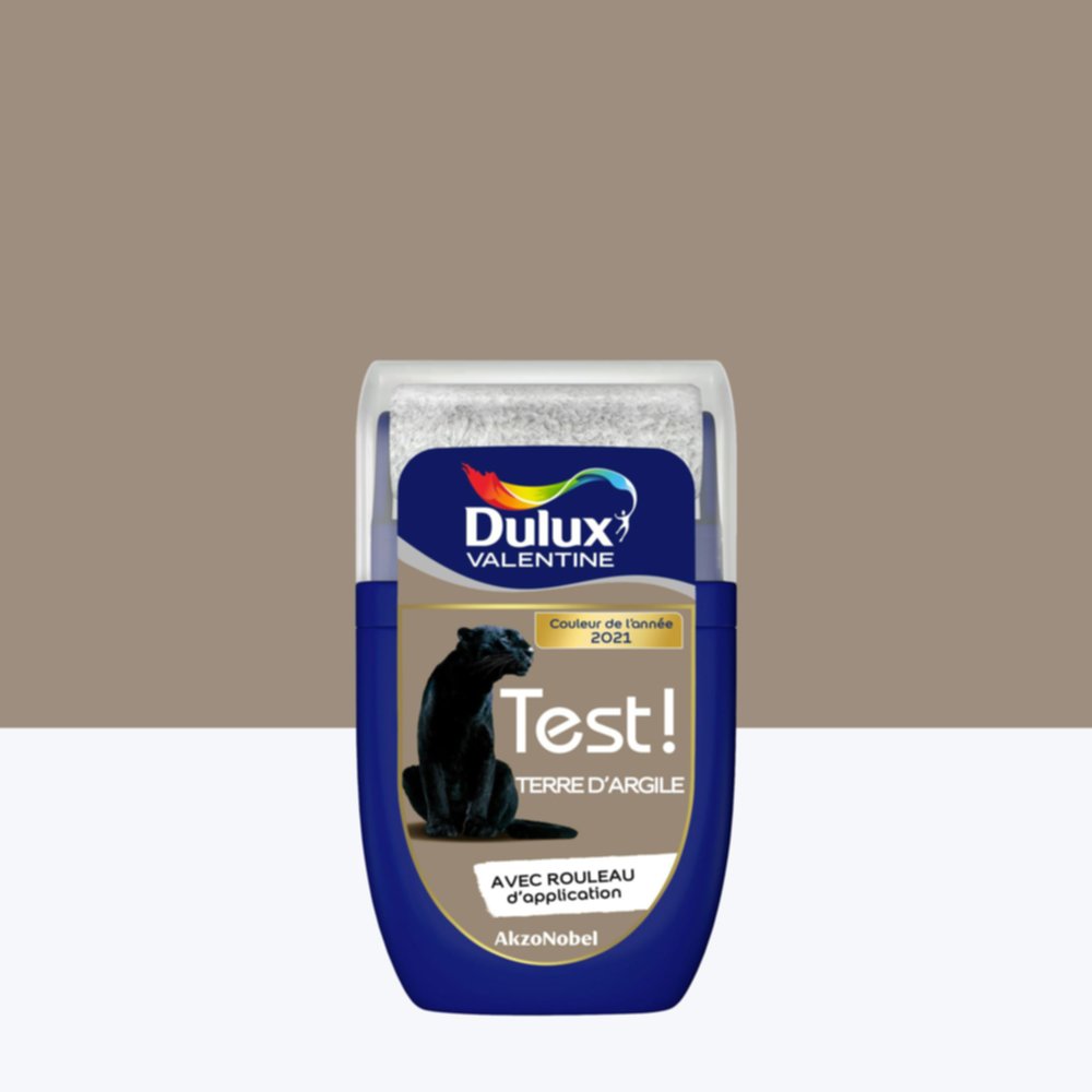 Testeur de Peinture Crème de Couleur Terre d'Argile Satin 30ml - DULUX VALENTINE