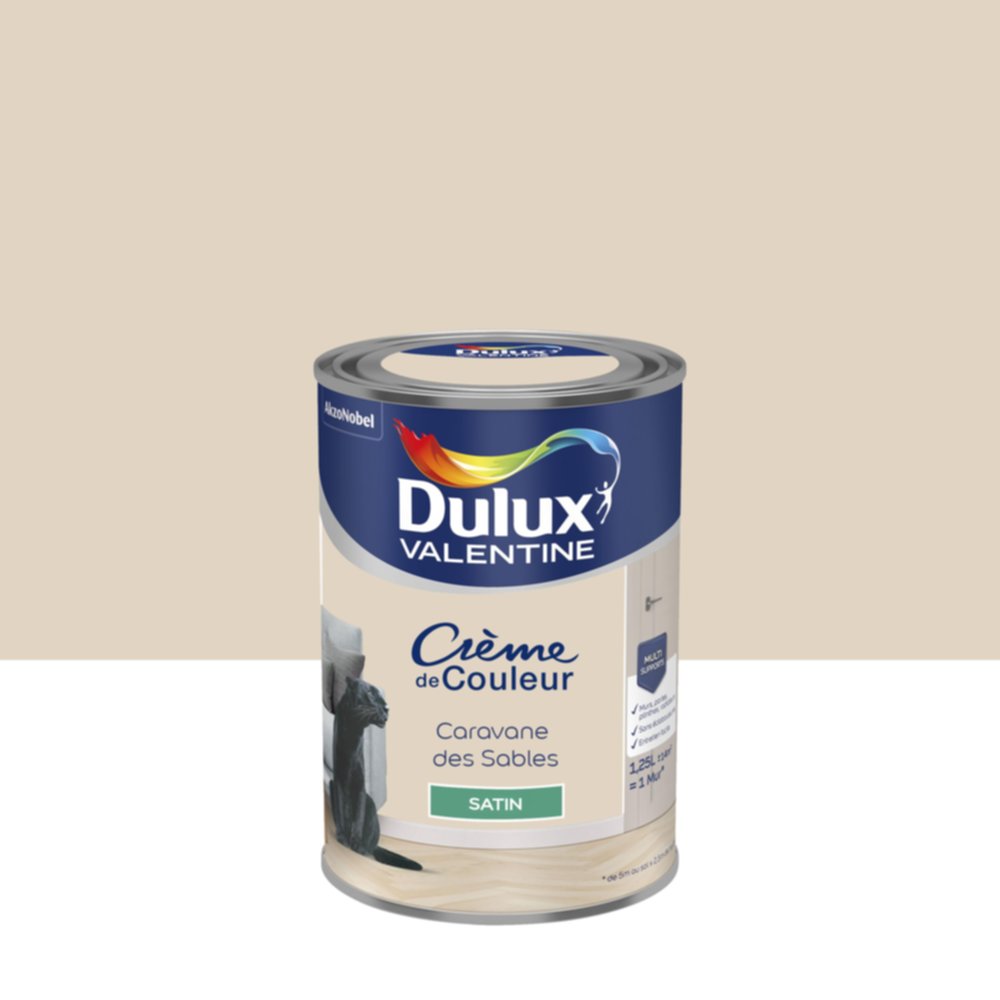 Peinture Caravane Des Sables Satin 1,25L - DULUX VALENTINE