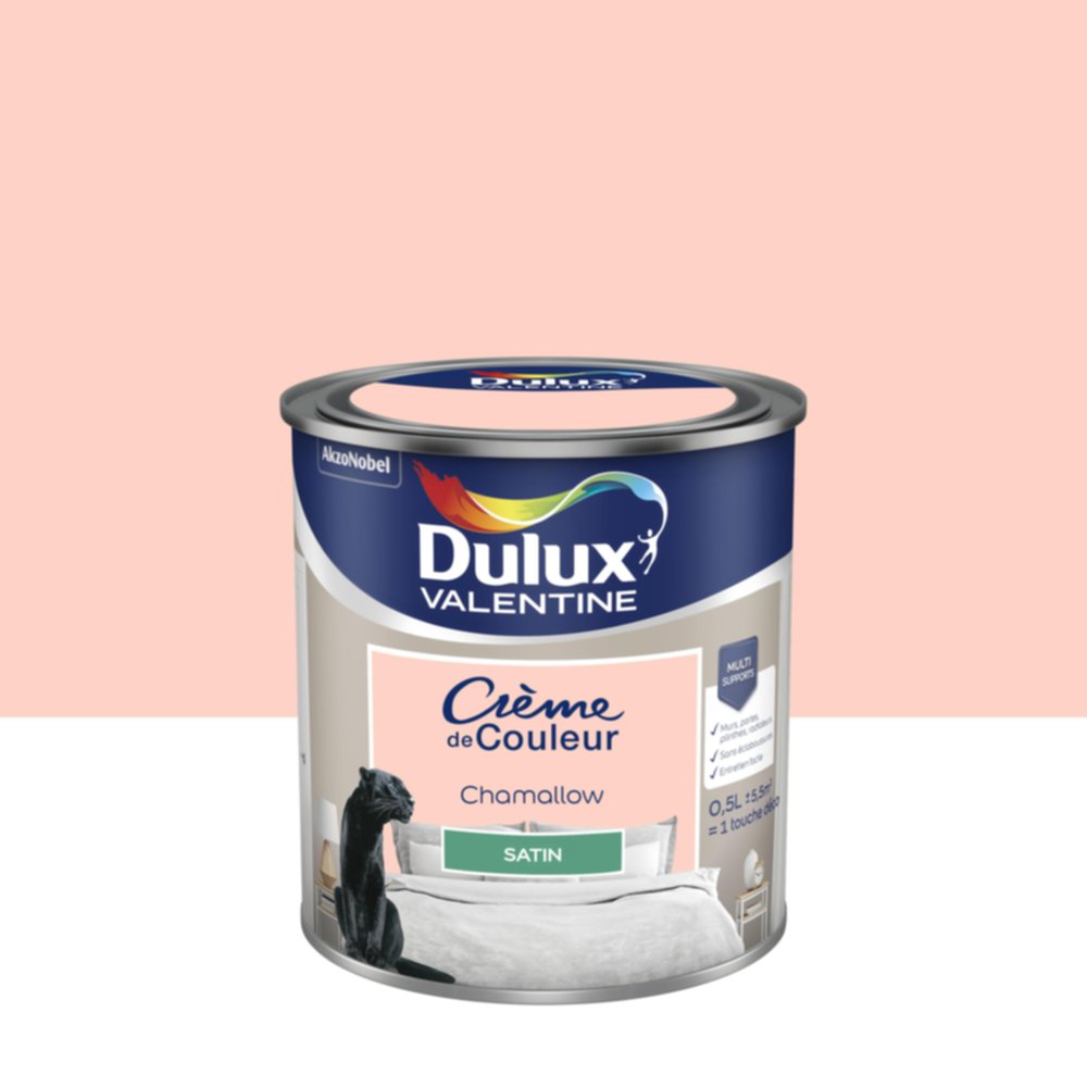 Peinture Satin Chamallow 0,5L - DULUX VALENTINE