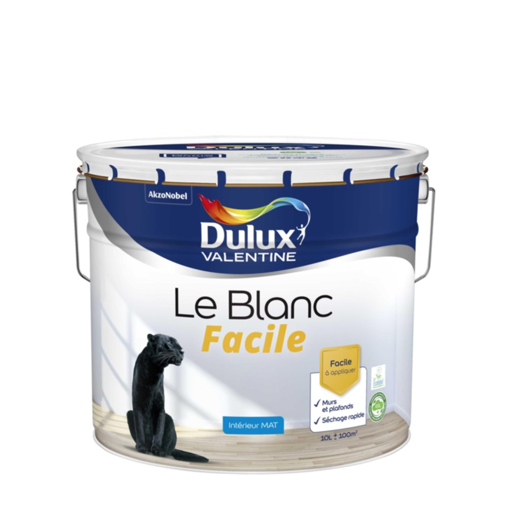 Peinture intérieure Le Blanc Facile Mat 10 L - DULUX VALENTINE