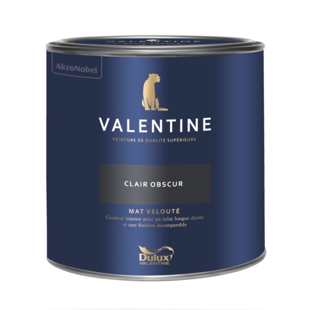 Peinture Valentine Mat Velouté Clair Obscur 2L- DULUX VALENTINE