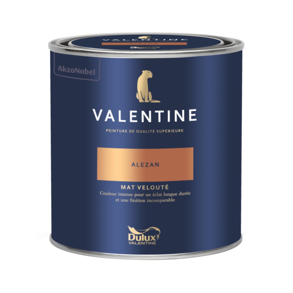 Peinture Valentine Mat Velouté Alezan 0,5L- DULUX VALENTINE