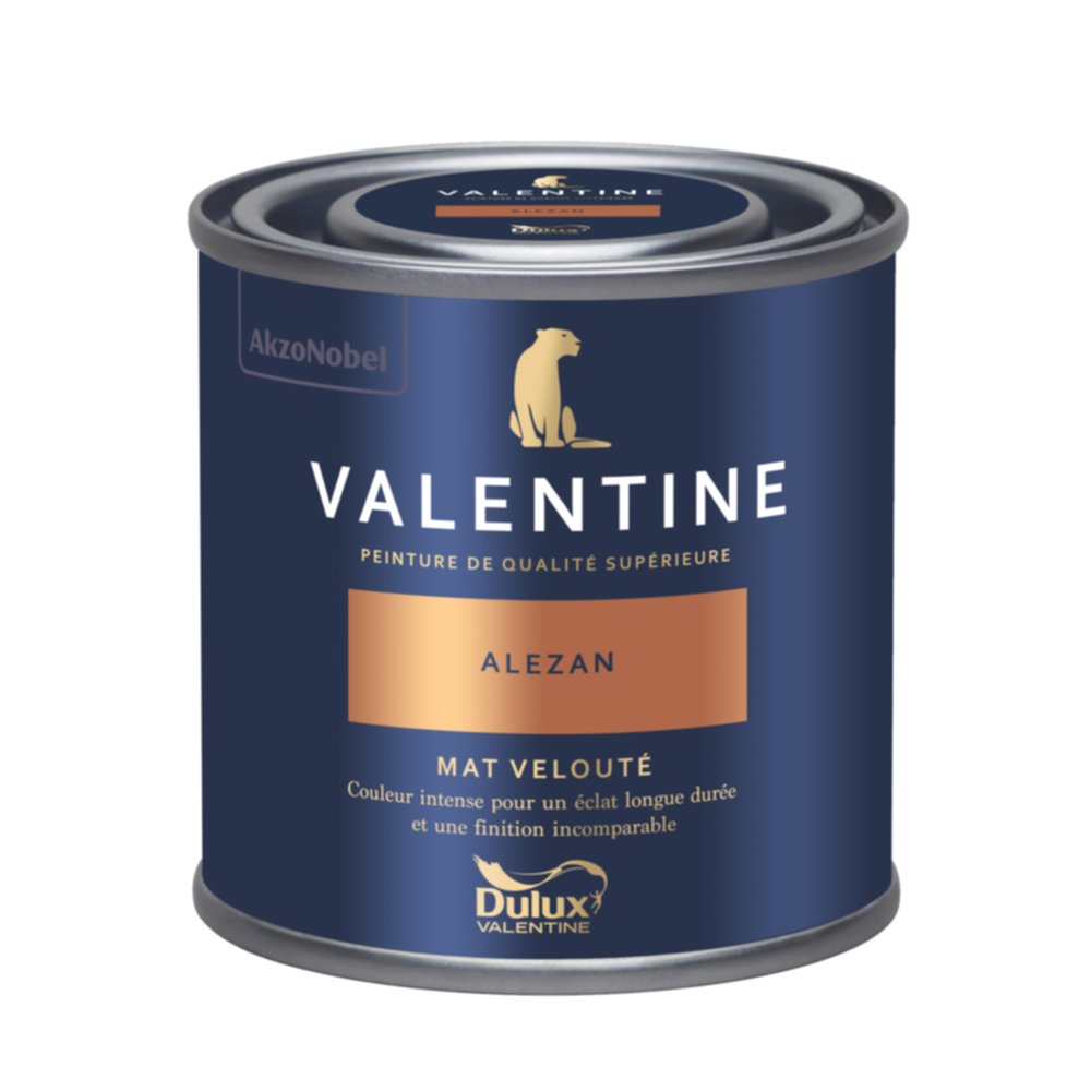 Peinture Valentine Mat Velouté Alezan 0,125L- DULUX VALENTINE