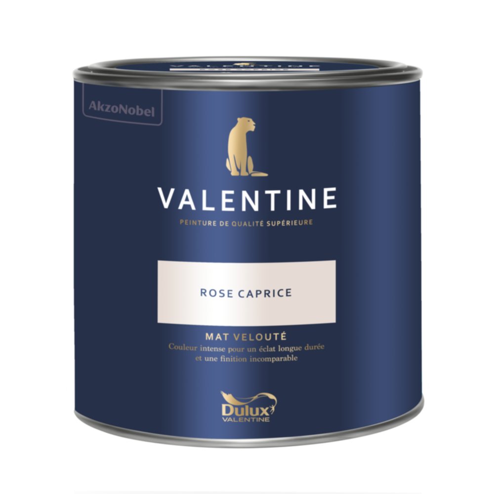 Peinture Valentine Mat Velouté Rose Caprice 2L- DULUX VALENTINE