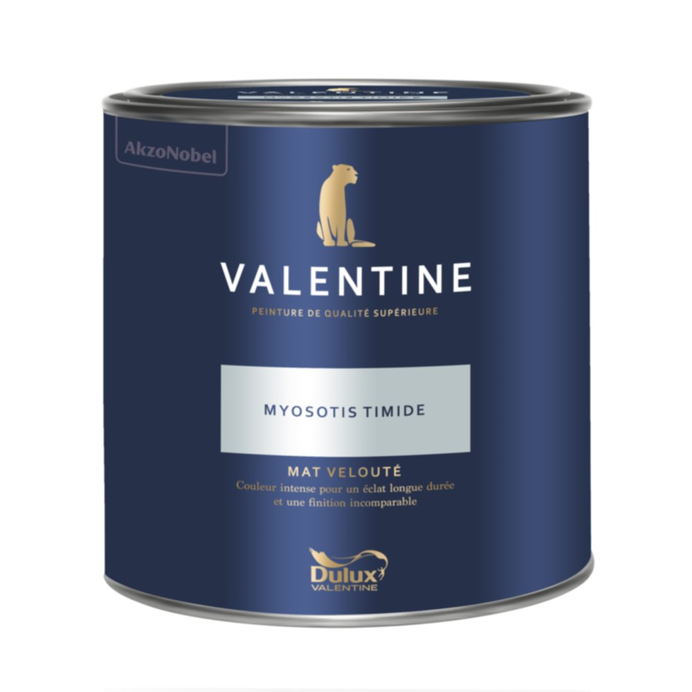 Peinture Valentine Mat Velouté Myosotis Timide 2L- DULUX VALENTINE