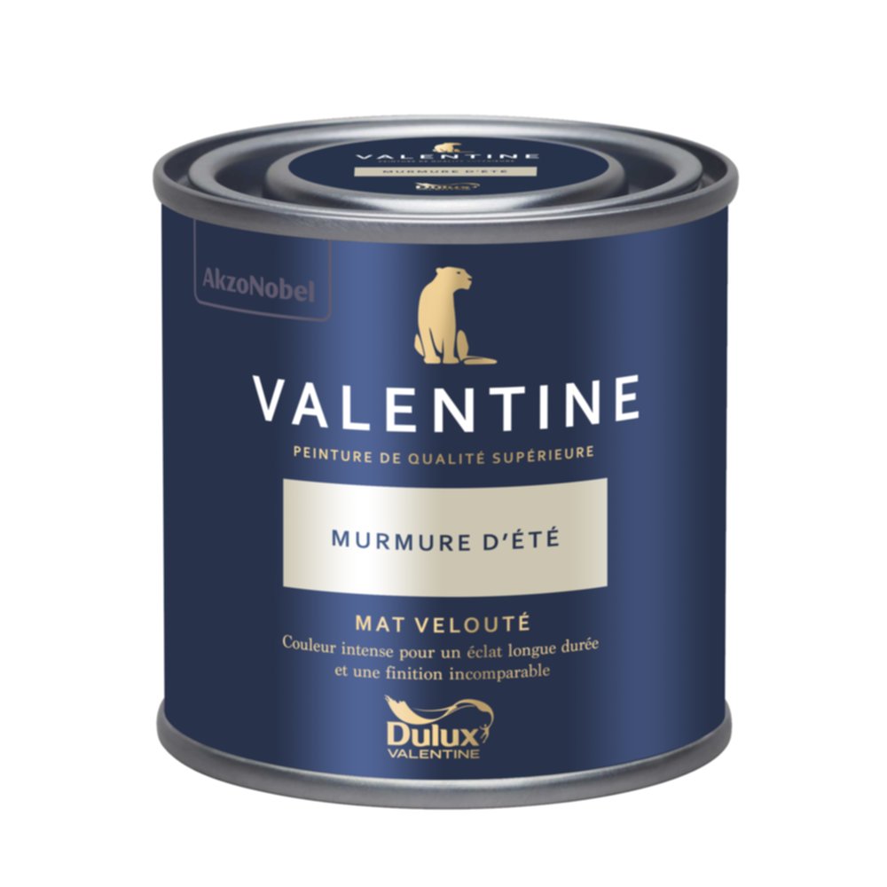 Peinture Valentine Mat Velouté Murmure d'Été 0,125L- DULUX VALENTINE