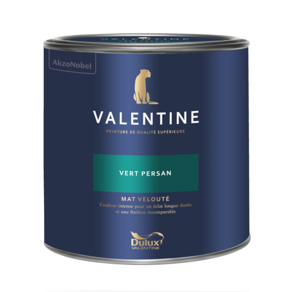 Peinture Valentine Mat Velouté Vert Persan 2L- DULUX VALENTINE