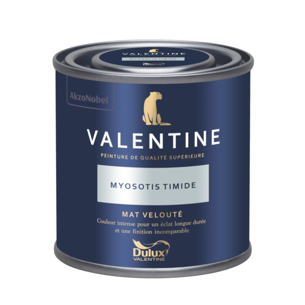 Peinture Valentine Mat Velouté Myosotis Timide 0,125L- DULUX VALENTINE