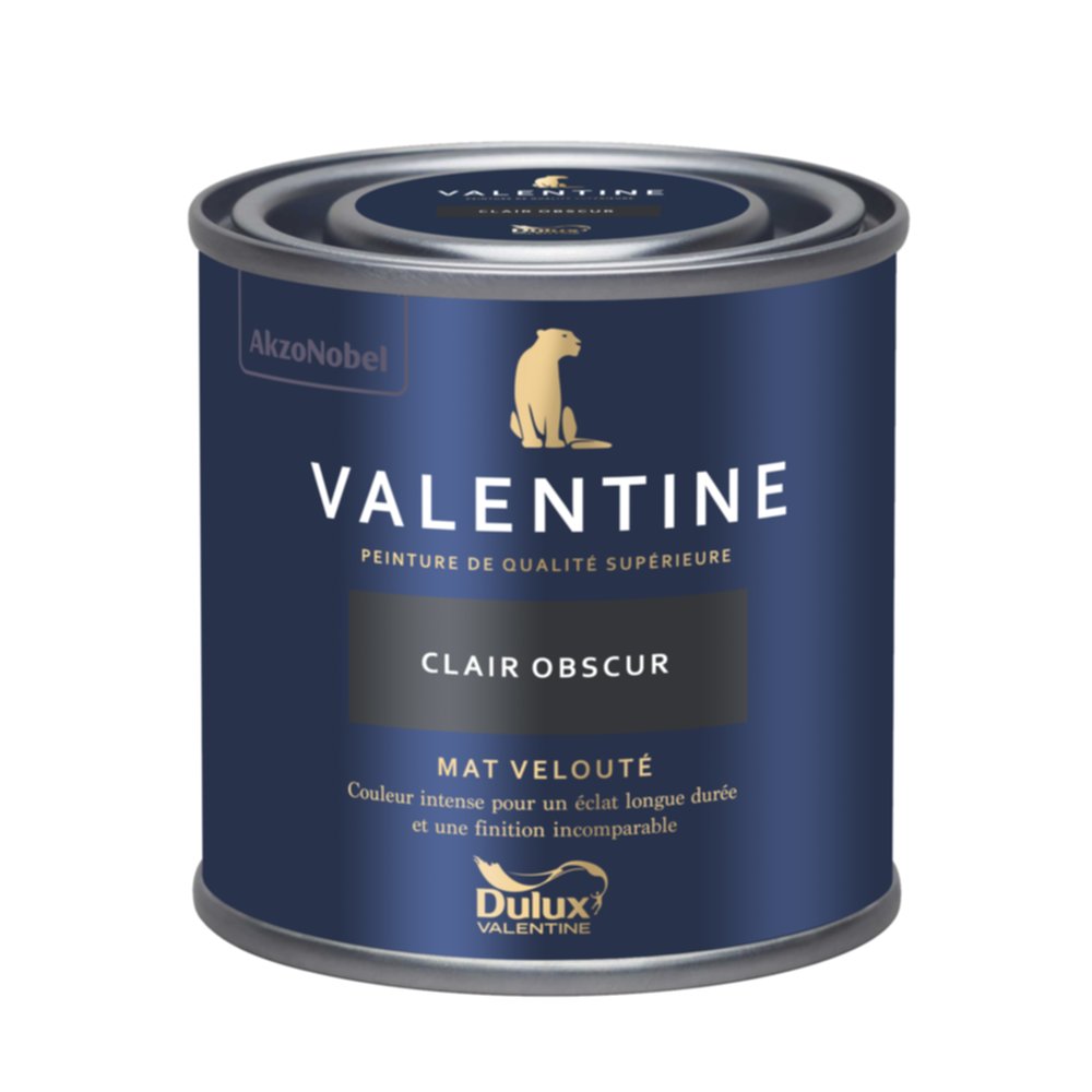 Peinture Valentine Mat Velouté Clair Obscur 0,125L- DULUX VALENTINE