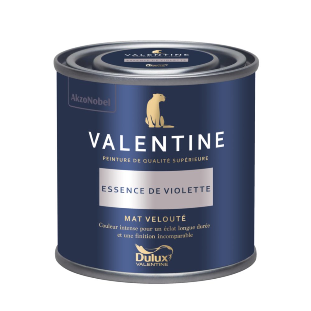 Peinture Valentine Mat Velouté Essence de Violette 0,125L- DULUX VALENTINE