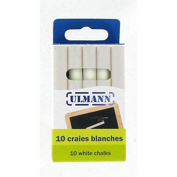 Craies blanches x10 - ULMANN