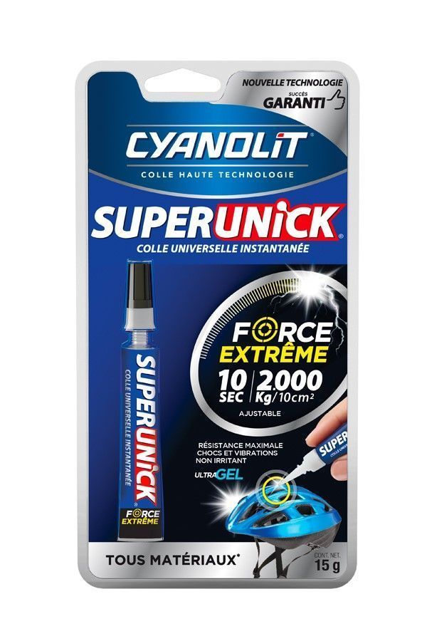 Colle Extra Forte Super Unick Extrême Gel 15gr - CYANOLIT
