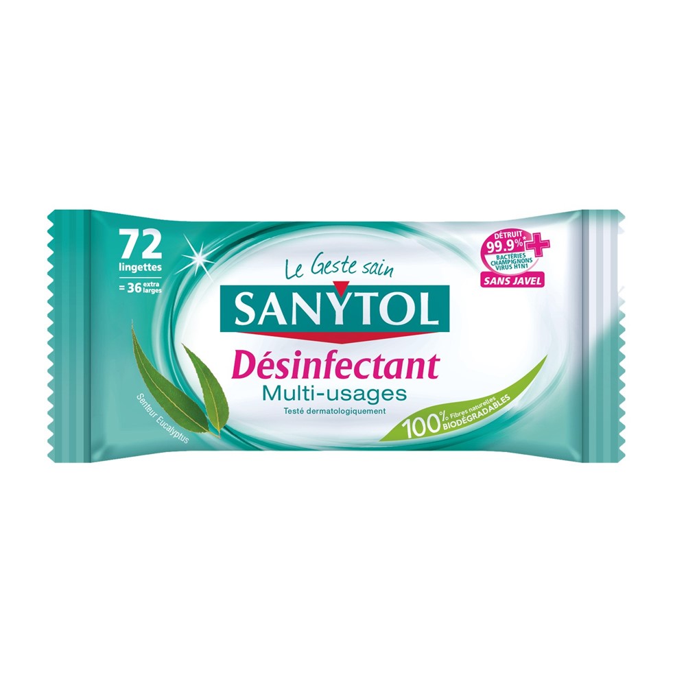 Lingettes désinfectantes - SANYTOL