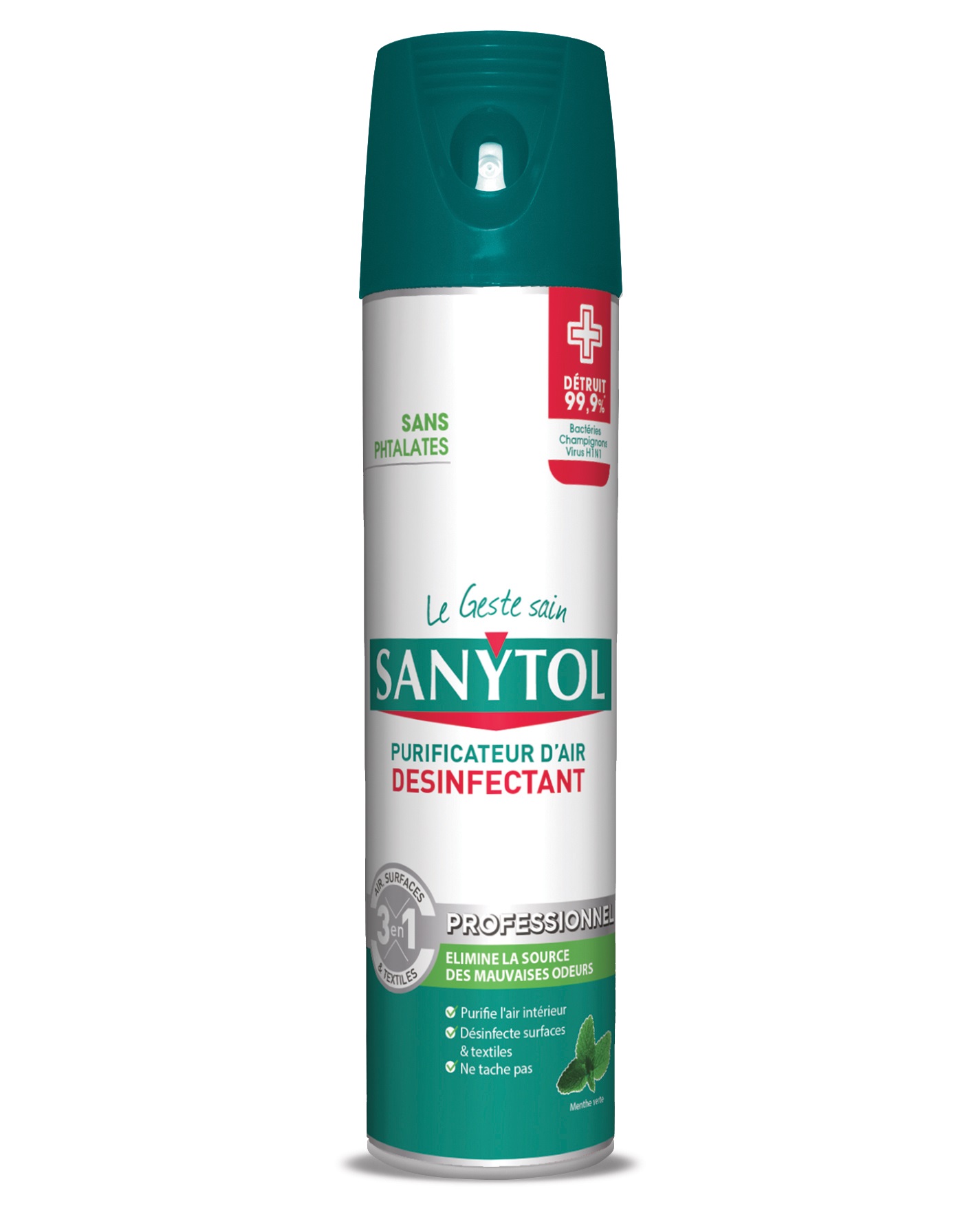 Sanytol pro a&s menthe 600ml