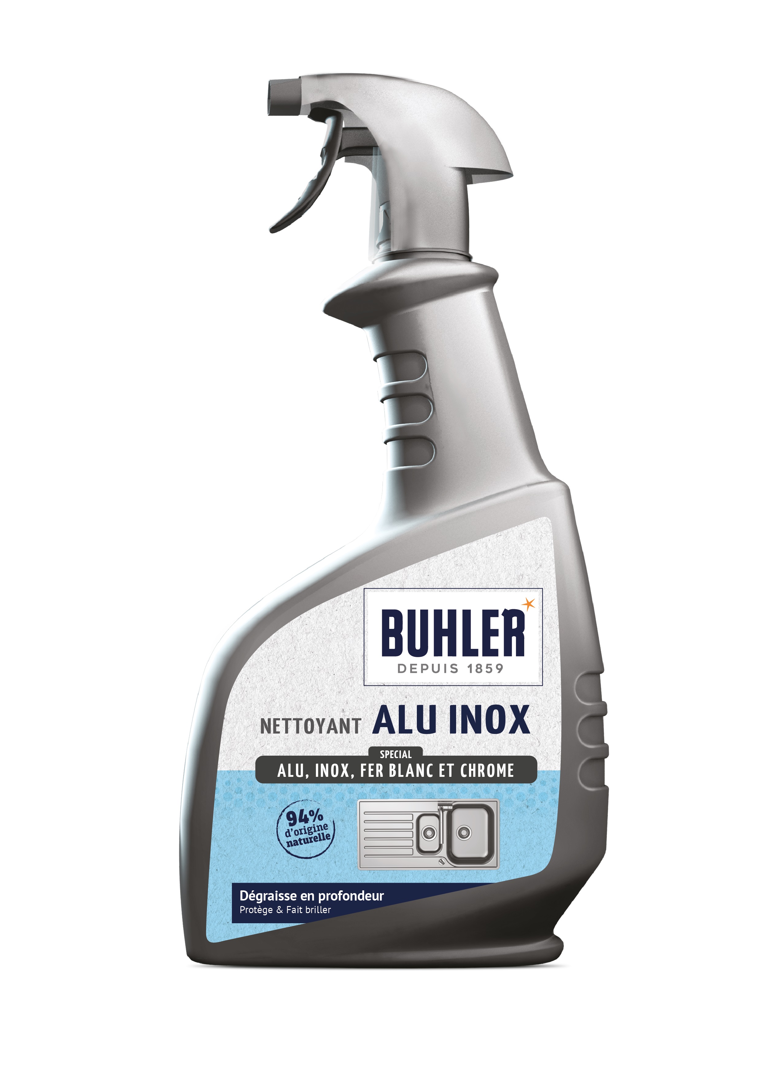 Buhler alu inox 500ml