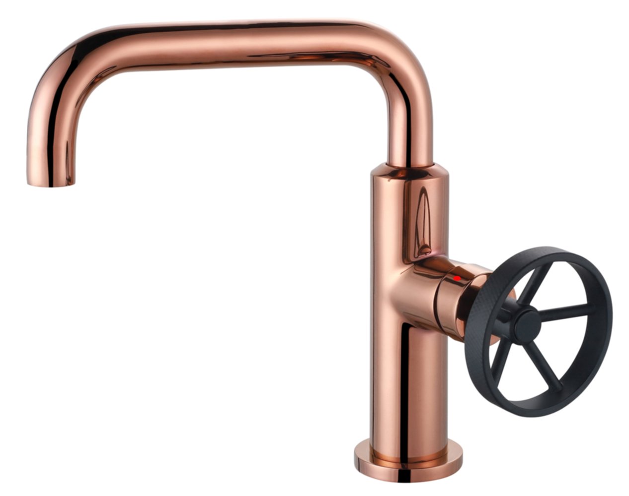 Mitigeur lavabo industriel becmo rose gold 