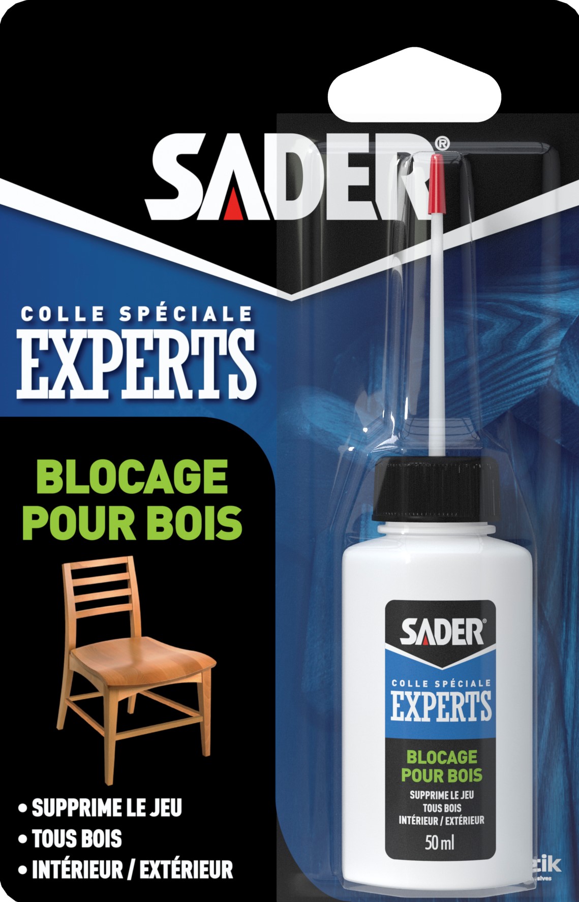 Colle pour Blocage Bois 50ml - SADER