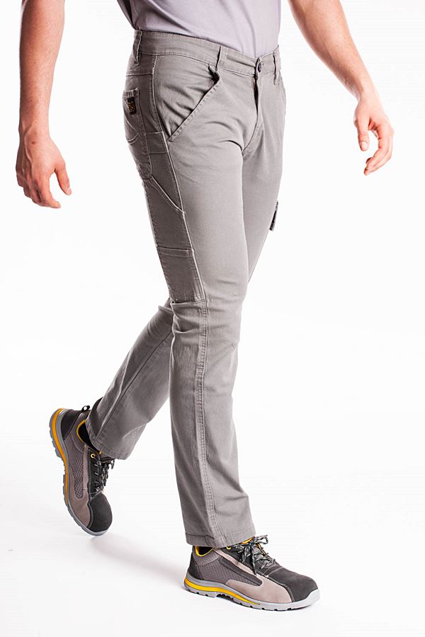 Pantalon carpenter multipoches gris clair T 38 carp 1