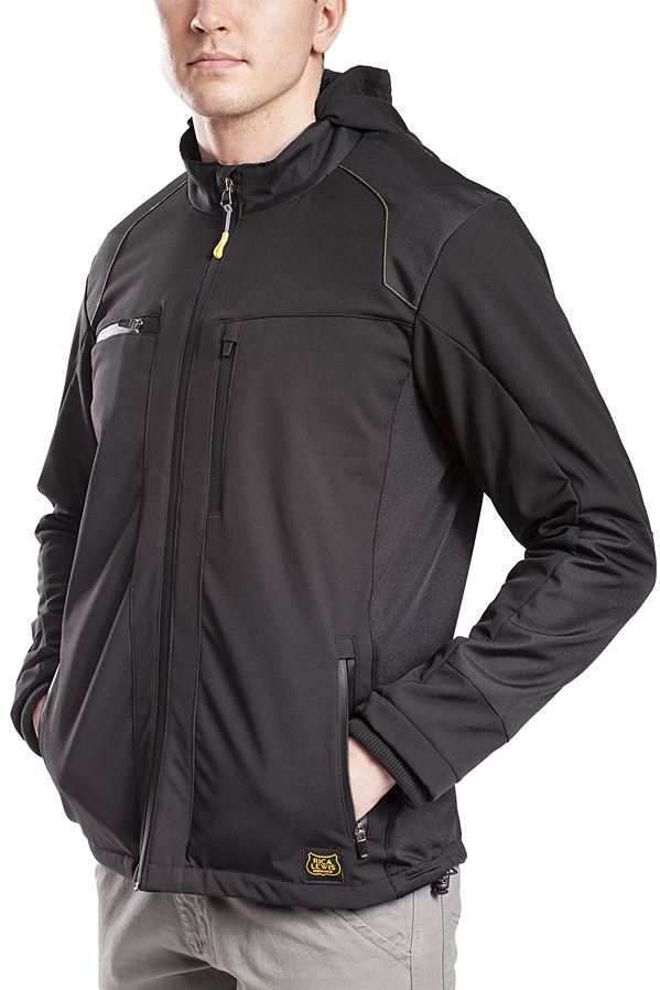 Veste saftshell pluie noir taille s shell