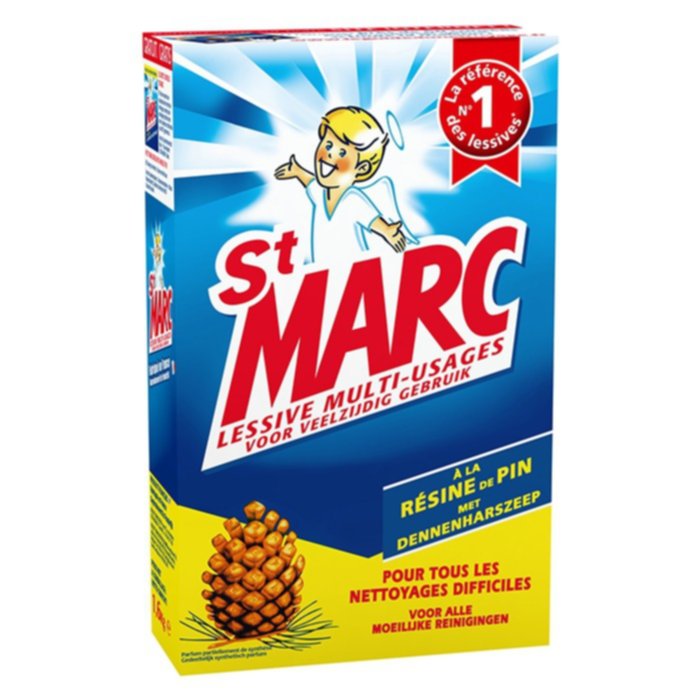 Lessive pour professionnels Résine de pin 1,6kg - ST MARC