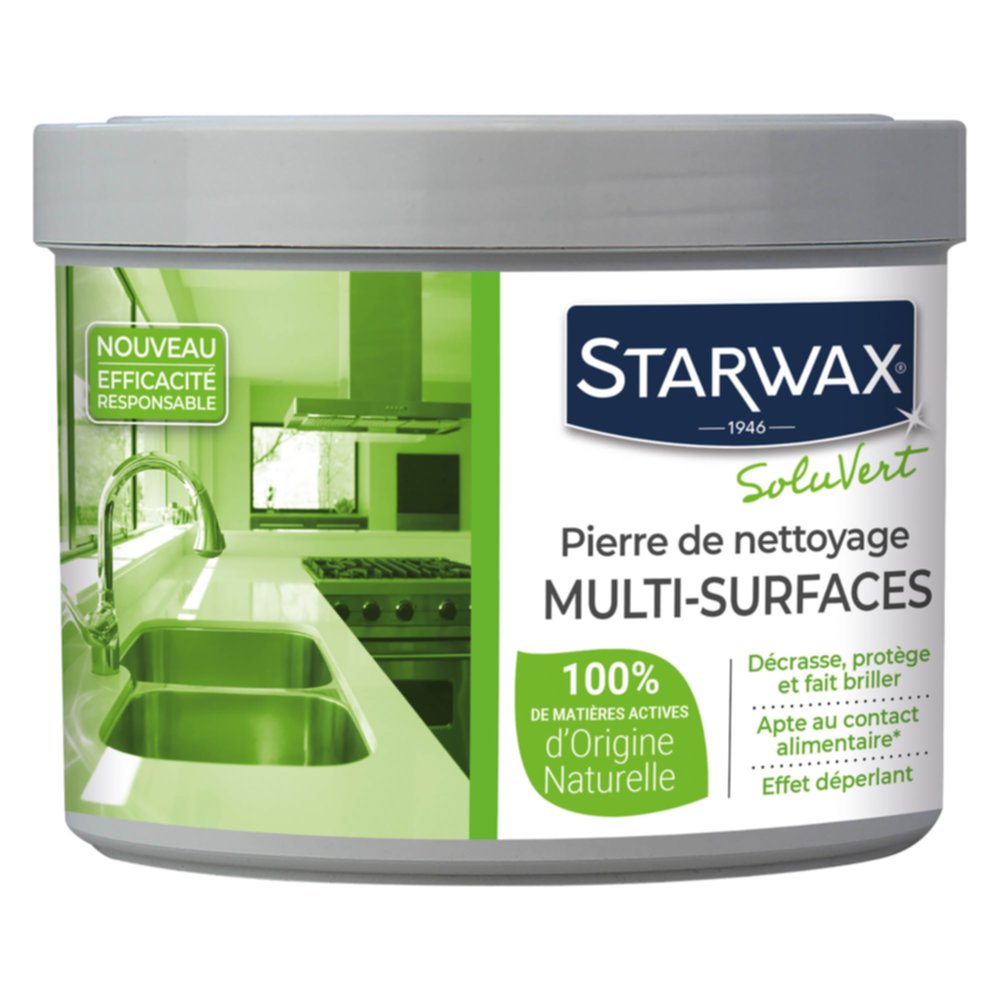 Pierre de nettoyage blanche soluvert - STARWAX