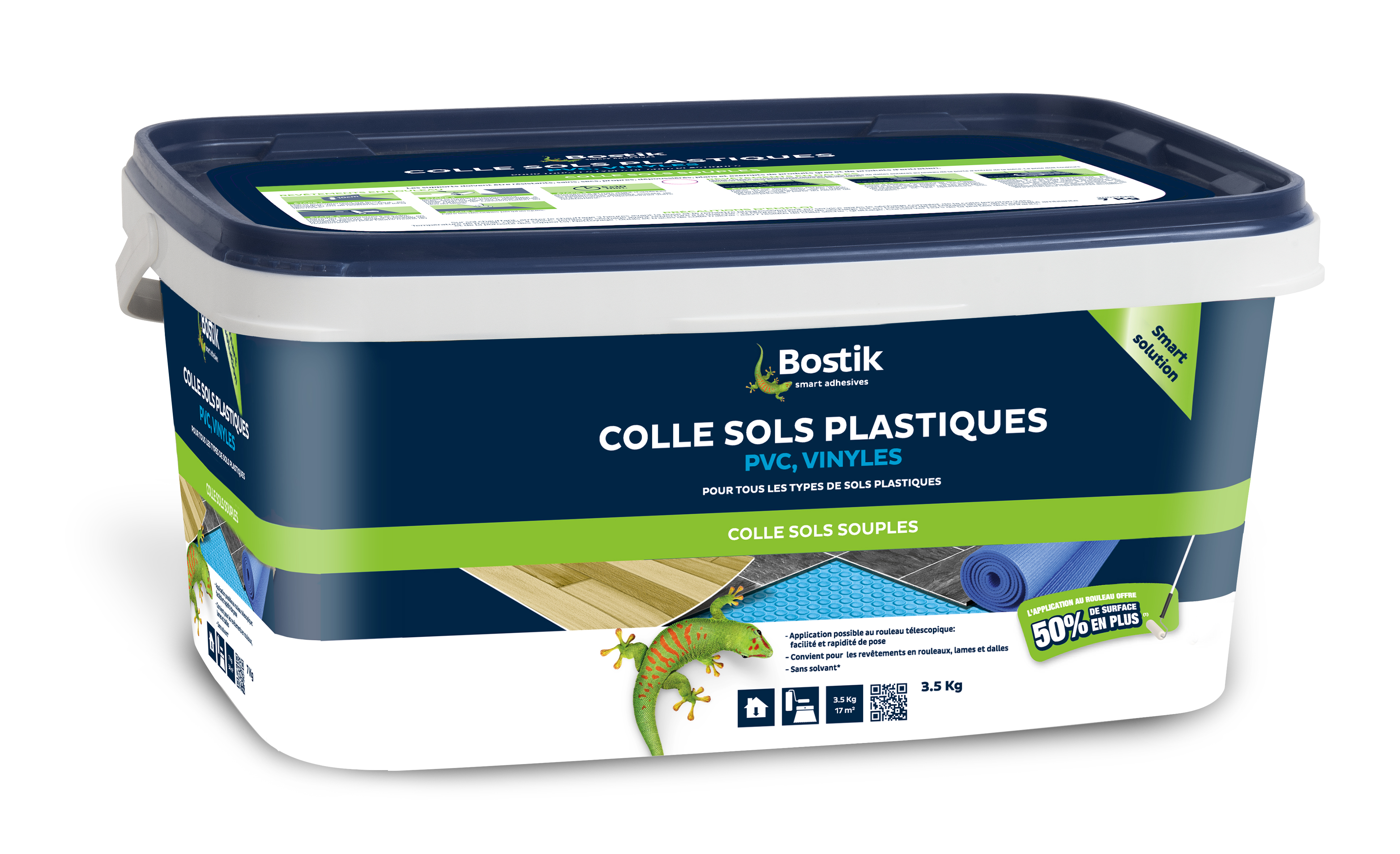 Colle Sols plastiques PVC Vinyles 3,5kg - BOSTIK