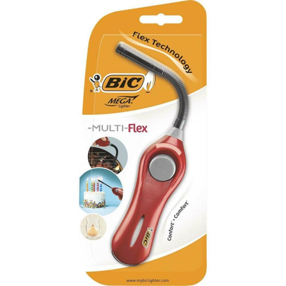 Briquet Multi-Flex Megalighter rouge - BIC