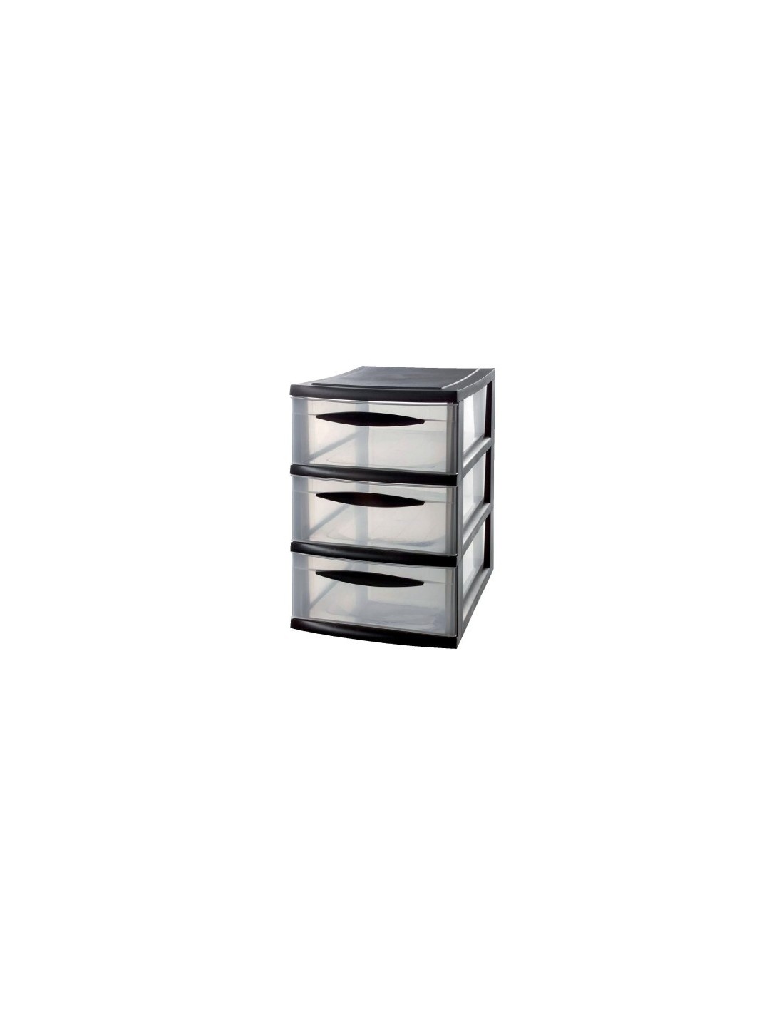 Module de rangement format A5 18x28x27,5cm noir EDA