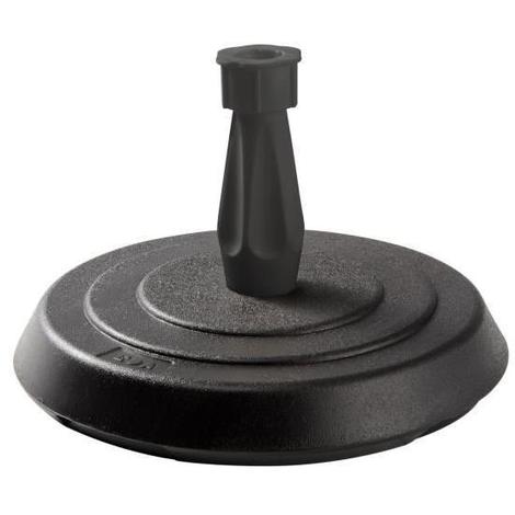 Pied de parasol béton 14kg rond anthracite - EDA