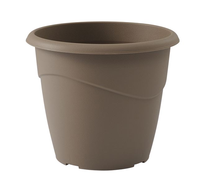 Pot non percé marina D18cm 2L taupe - EDA