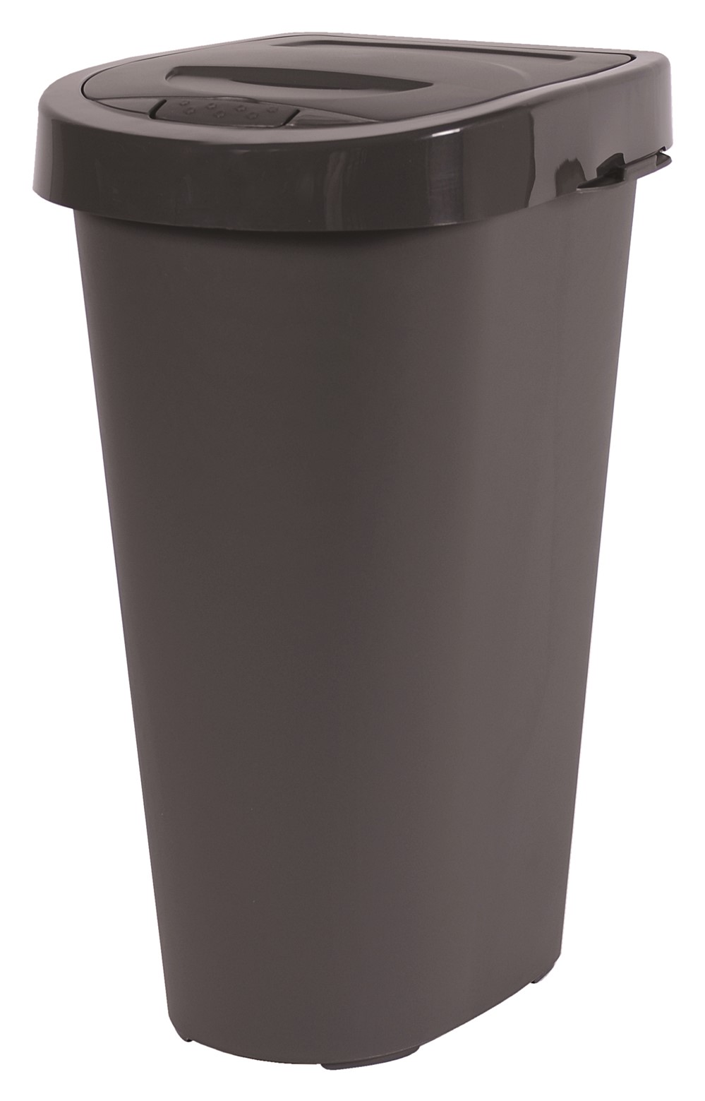 Poubelle plastique Tri-Home Eda - Gris anthracite - 25 l