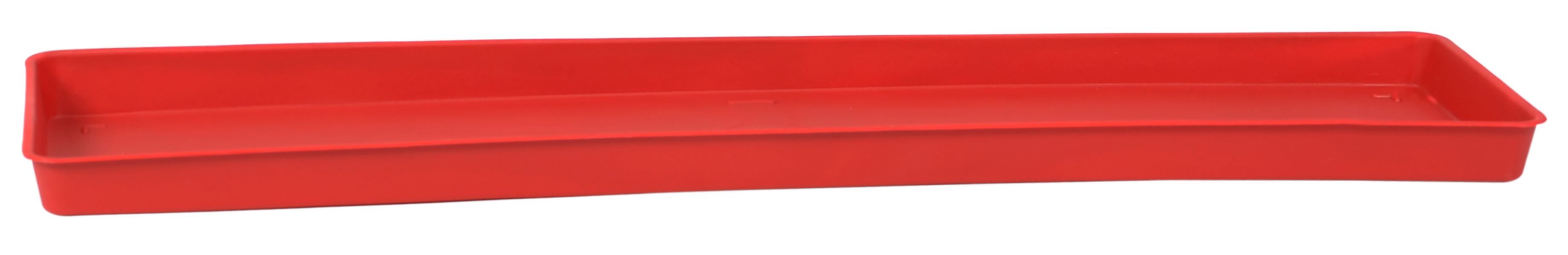 Plateau rectangle miami 60cm rouge rubis - EDA