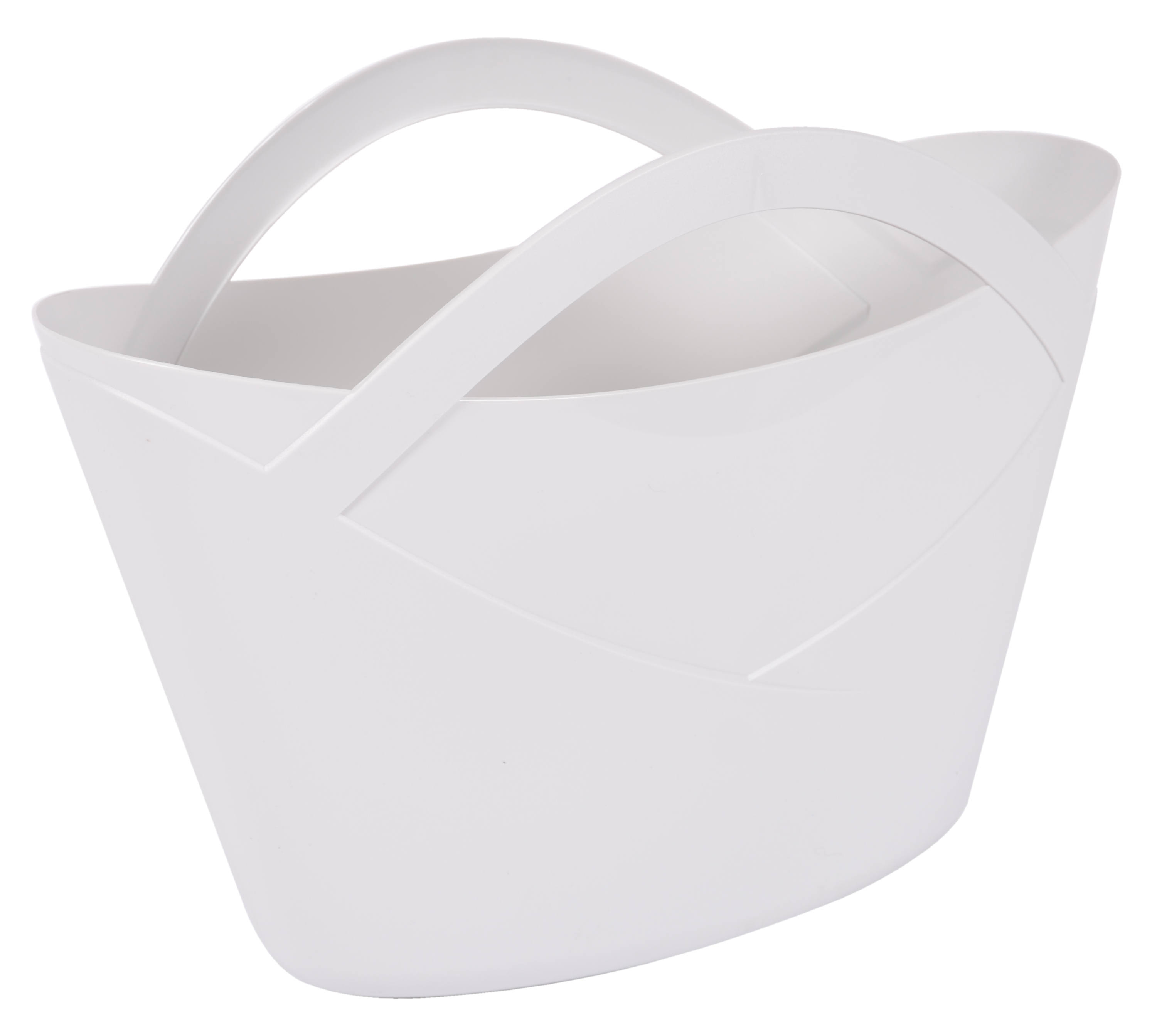 Panier flora EDA blanc cérusé 20l