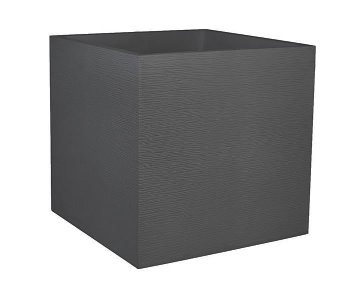 Pot carré graphit 50cm anthracite