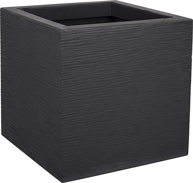 Pot carré graphit up anthracite - EDA PLASTIQUES