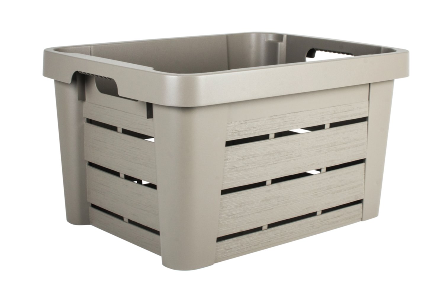 Caisse woodbox EDA taupe / 