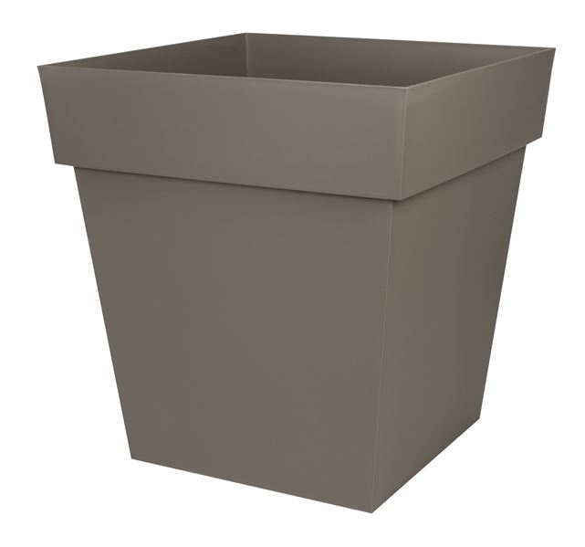 Pot Carré Toscane 87L Taupe