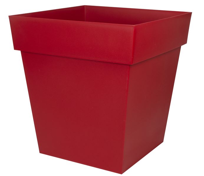 Pot Carré Toscane 87L Rouge