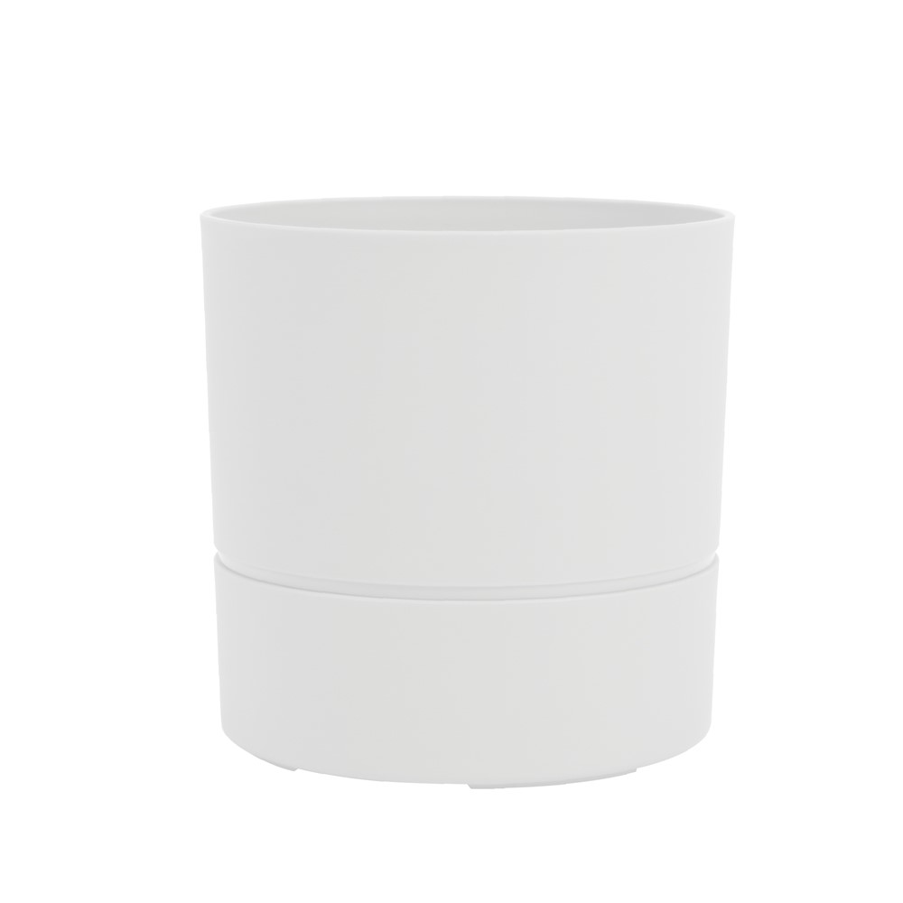 Pot Aquaduo Rond Ø15cm Blanc Ivoire