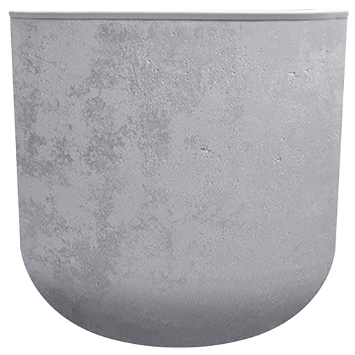 Pot Rond Basalt'Up Ø48,5cm Gris Béton