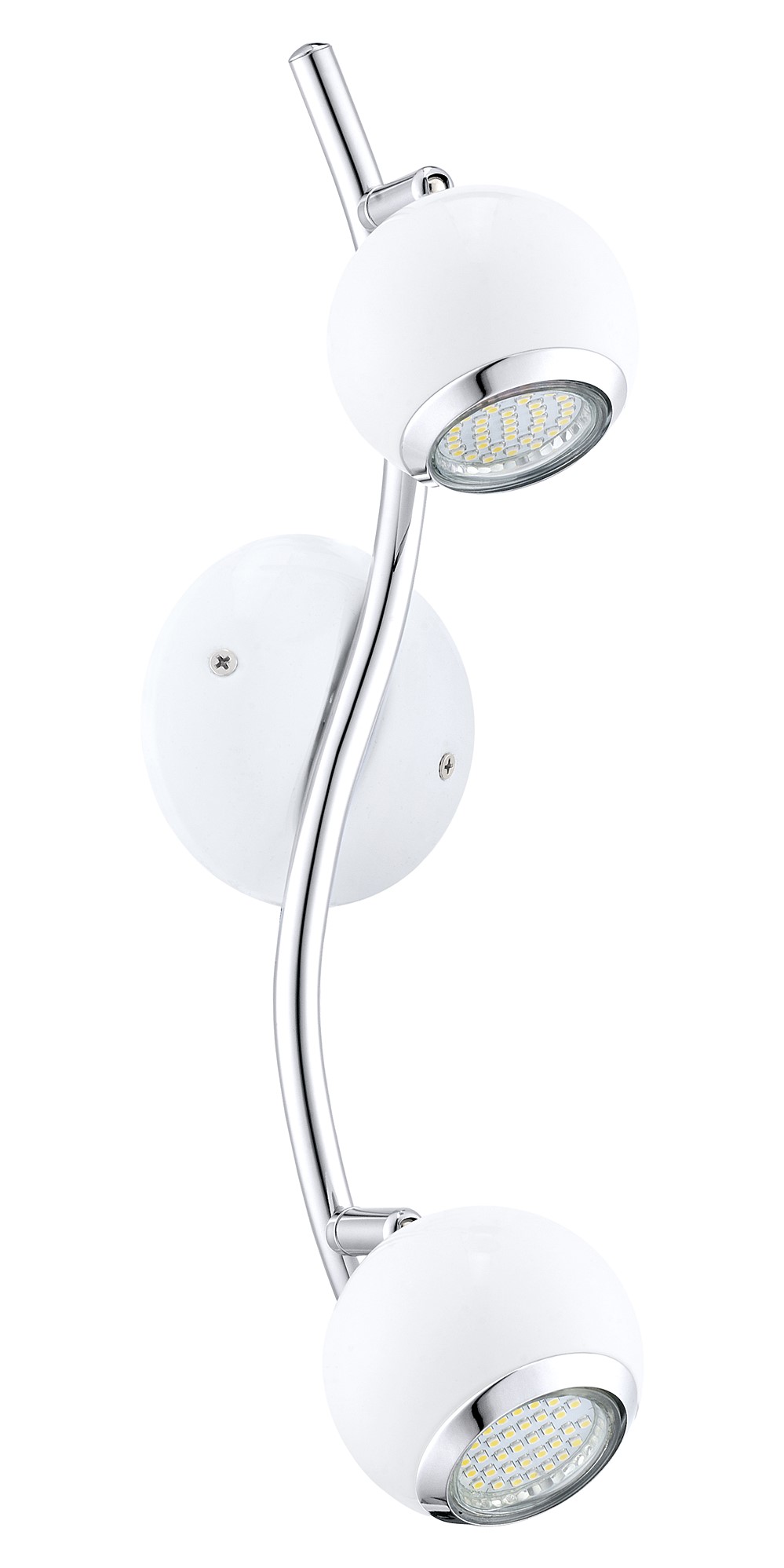 Reglette 2 spots BIMEDA blanc GU10 led - EGLO