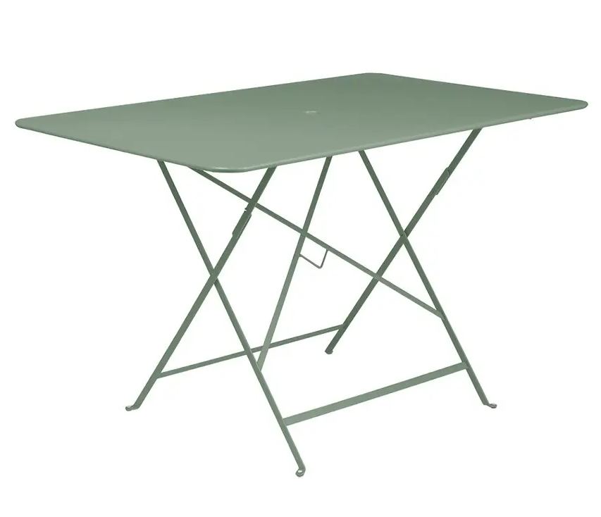 Table de jardin métal pliante Bistrot 117x77cm Cactus - FERMOB