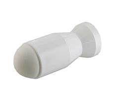 Butoir de mur à visser plastique blanc 68mm - VYNEX