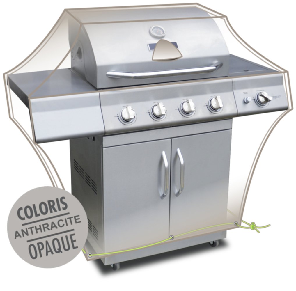 Housse barbecue. l 147 x l 80 x h 90 cm 