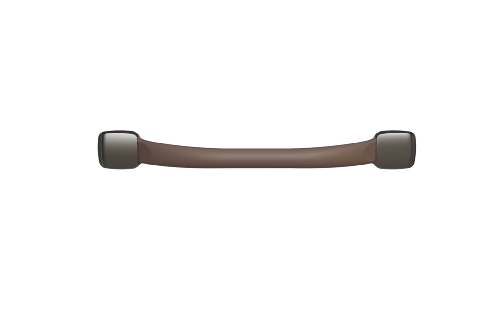 Barre Droite d'Appui Mana Acier Taupe 42,50cm 