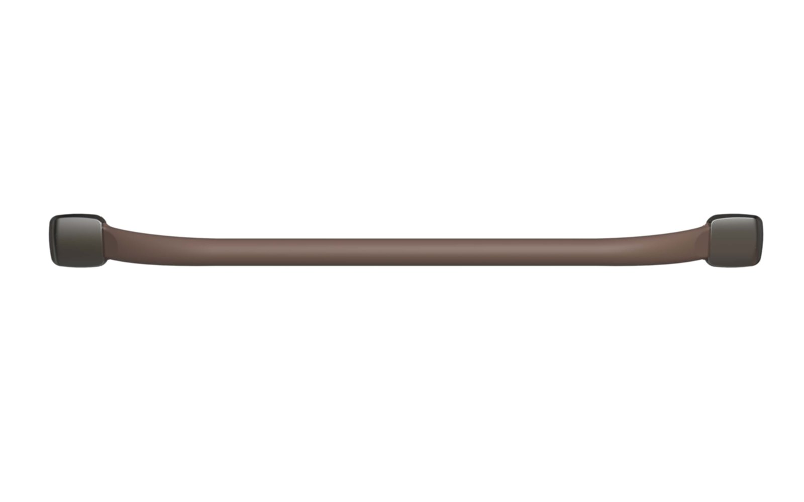 Barre Droite d'Appui Mana Acier Taupe 70cm 