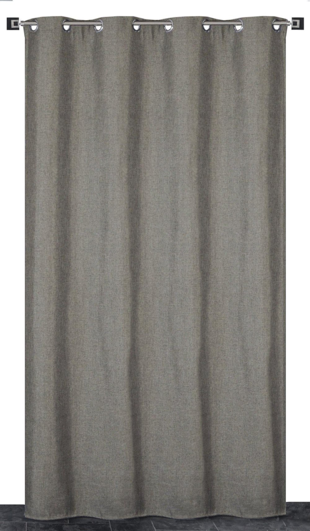 Rideau thermique 135x240cm gris - DYLREV