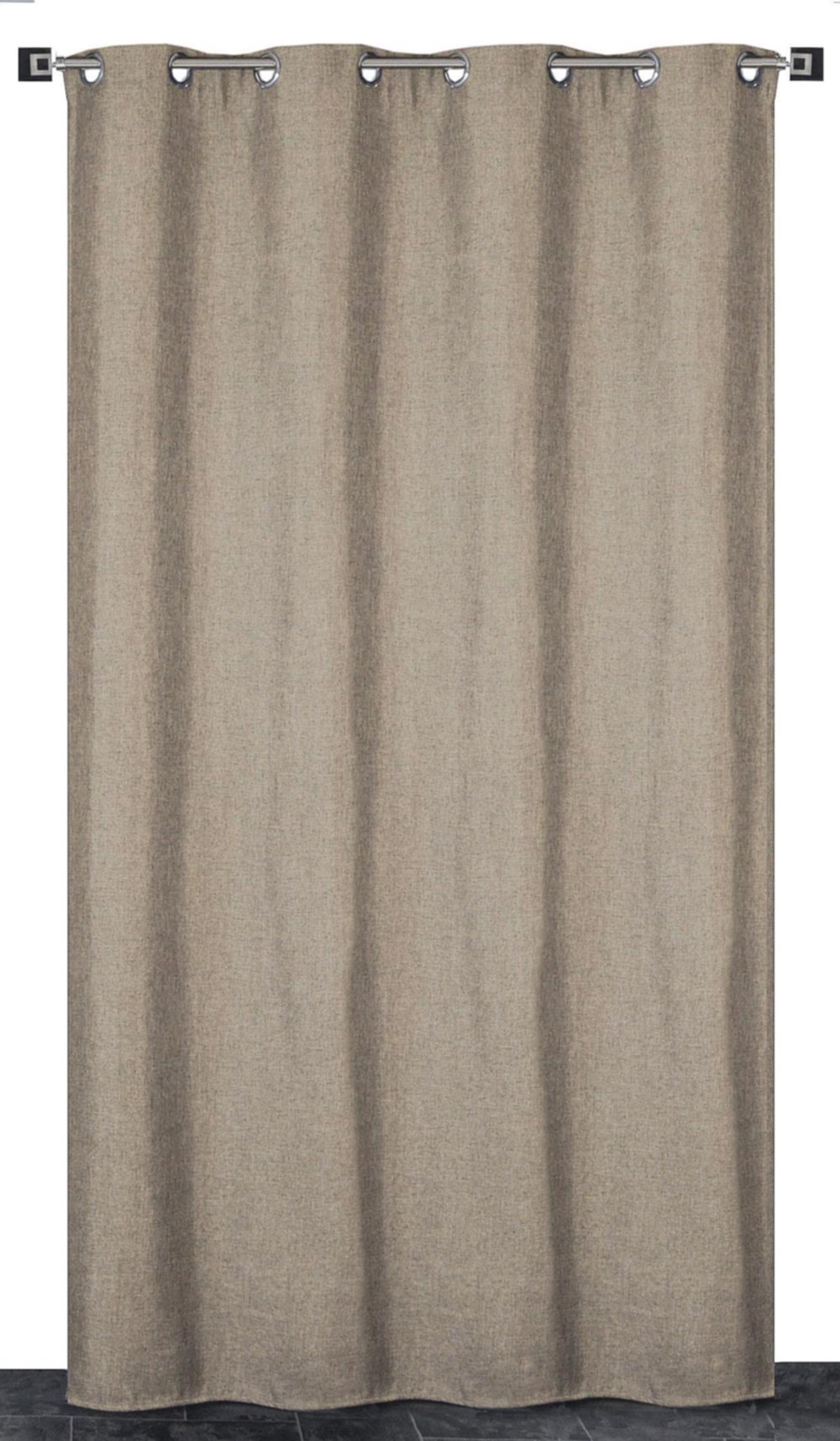 Rideau thermique 135x240cm taupe - DYLREV